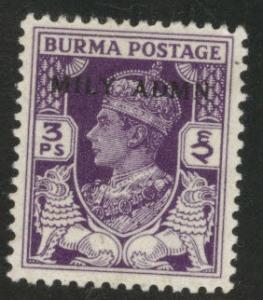 Burma Scott 36 MH* stamp 