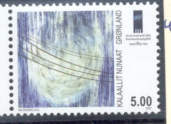 Greenland Sc 489 2007 Hydro Electricity stamp  mint NH