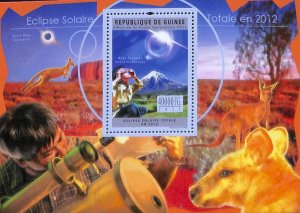 Guinea, Republic 2011, Solar eclipse s/s, MNH