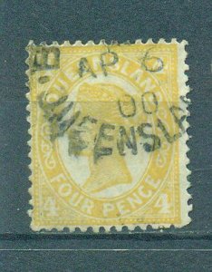 Queensland sc# 118 used cat value $3.50