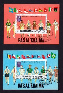 Boy Scout, Girl Scouts - Ras al Khaima, Souvenir Sheets [W01]