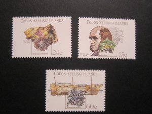 Cocos Island 1981 Sc 78-80 set MNH