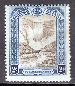 British Guiana - Scott #153 - MH - Crease LL, toning spots, pencil/rev.- SCV $30