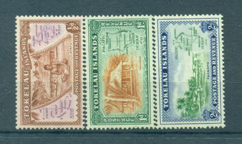 Tokelau sc# 1-3 mnh cat value $.75