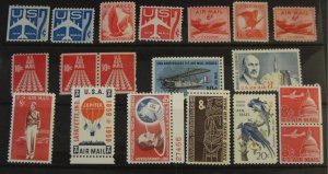 US Airmails Lot3 MNH