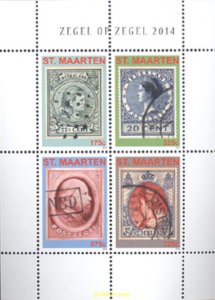 346570 MNH SAN MARTIN 2014 SELLO SOBRE SELLO