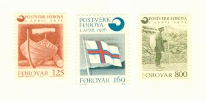 FAROE ISLANDS 21-3 MNH CV $3.80 BIN $2.00