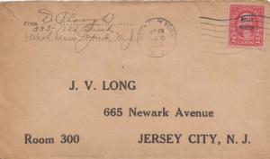 United States Jersey West York 1928 machine  2c Molly Pitcher  Small tear at ...