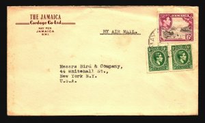 Jamaica 1940s Commercial Airmail Cover to USA - Z17652