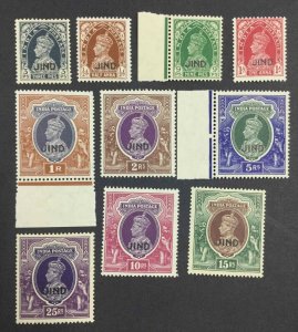 MOMEN: INDIA PATIALA SG #127-36 1941 MINT OG H/3NH(129,131,133) £375 LOT #63384