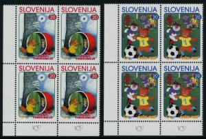 Slovenia 391-3 BL Blocks MNH Cartoons, Childrens Books, Sports, Cats