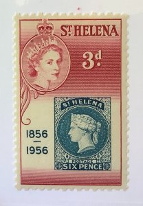 St Helena 1956 Scott 153 MNH - 3p, Stamps in St. Helena 100th Anniv.