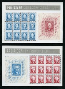 US Scott 3139-40 Pacific 97  Two  MINT NH SOUVENIR SHEETS