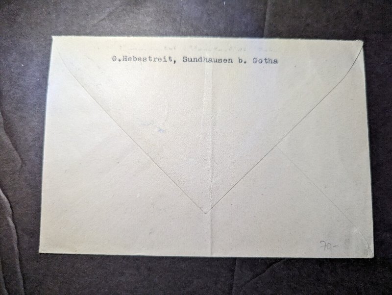 1952 Germany DDR Cover Erfurt to Pforzheim German Soviet Friendship