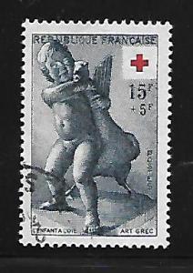 FRANCE B301 USED CHILD WITH GOOSE 1955