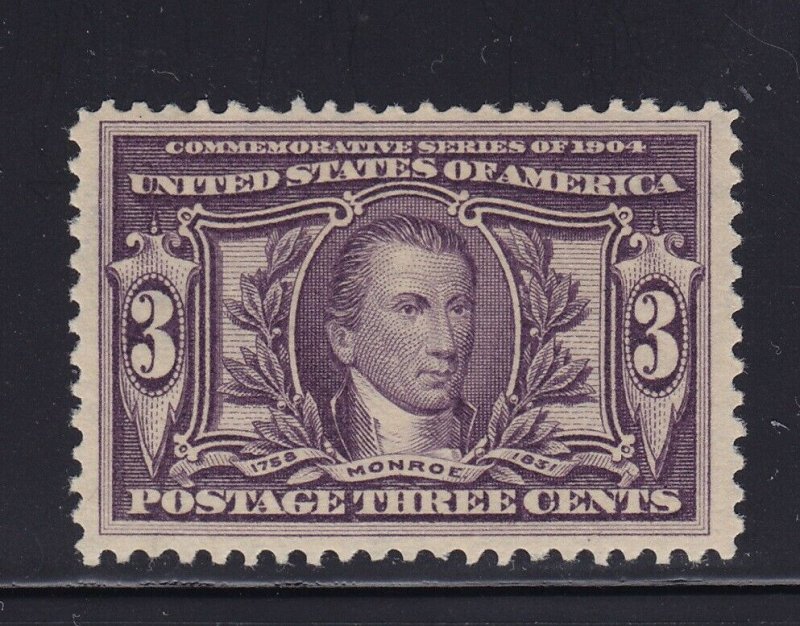 325 VF-XF original gum mint never hinged with nice color cv $ 180 ! see pic !