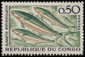 Congo Republic 96 - Mint-NH - 50c Rainbow Runner (1961)