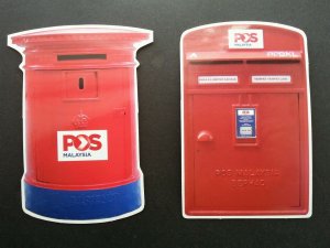 *FREE SHIP Post Box Malaysia 2011 Postal Mailbox Pillar (postcard) MNH *official