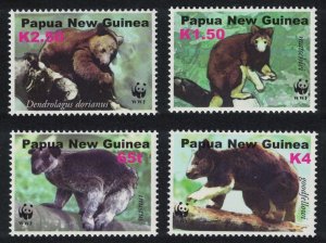 Papua NG WWF Tree-kangaroos 4v 2003 MNH SC#1090 a-d SG#989-992 MI#1017-1020