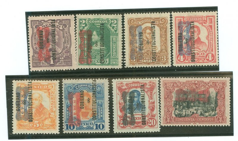 Mexico #528-533/535-536 Unused Single