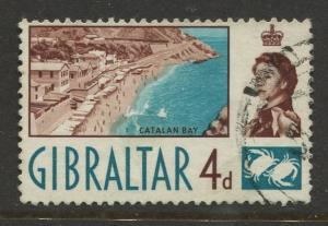 Gibraltar - Scott 152 - QEII Definitive Issue -1960- FU - Single 4d Stamp