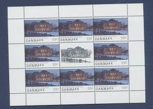 DENMARK - Scott 1397a - MNH S/S - National Theatre - 2008