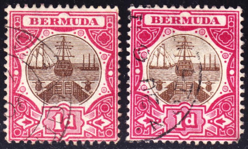 Bermuda Scott 29, 34  F to VF used. FREE ship for any add...