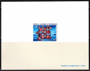 New Caledonia 1978 Sc#437 PROTECTION OF THE TURTLE Deluxe Souvenir Sheet MNH