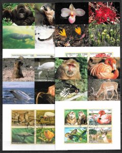 UNITED NATIONS GENEVA 1994-98 SET OF 4 MAXIMUM CARDS ENDANGERED SPECIES