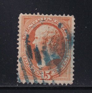 163 VF used neat Blue cancel with nice color scv $ 170 ! see pic !