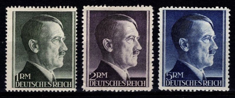 Germany 1942 Adolf Hitler def., Part Set [Unused]