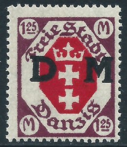 Danzig, Sc #O16, 1.25m MH