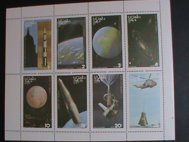 OMAN STAMP-1974  SPACE PROGRAMS- MOON LANDING MNH FULL SHEET VERY FINE