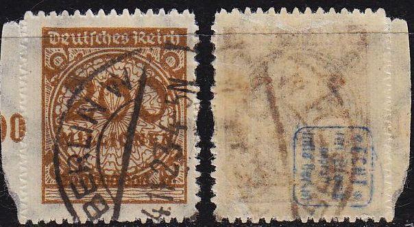 GERMANY REICH [1923] MiNr 0323 BP ( O/used ) [04] geprüft
