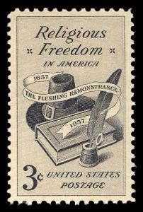 # 1099 MINT NEVER HINGED P.S.E. GRADE 98 RELIGIOUS FREEDOM