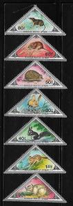 Mongolia 1340-46 Rodents Mint NH
