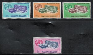 Maldive Islands 1968 20th Anniversary of WHO Scott # 274 - 277 MH