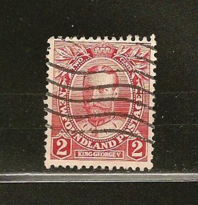 Canada Newfoundland SC#105 King George V Used