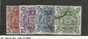 Australia, Postage Stamp, #218-221 Used, 1949-1950