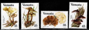 VANUATU Scott 364-367 MNH** Fungi set