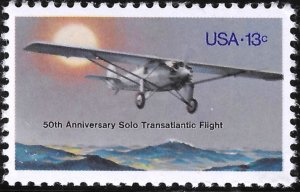 Scott 1710 13¢ Lindbergh Flight Single  - MNH