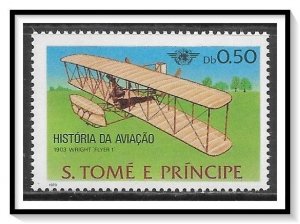 St Thomas #528 History Of Aviation MNH