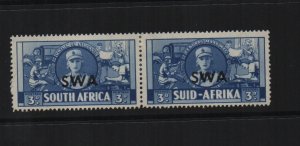 South West Africa 1943 SG117 mounted mint pair