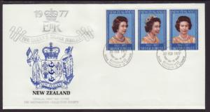 New Zealand QEII Silver Jubilee 1977 U/A FDC BIN