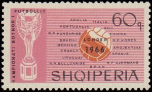 Albania #945-952, Complete Set(8), 1966, Sports, Soccer, Never Hinged