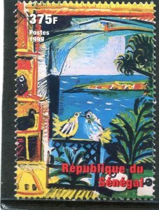 Senegal 1999 PABLO PICASSO Paintings 1 value Perforated Mint (NH)