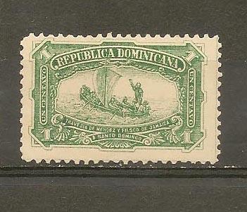 DOMINICAN REPUBLIC STAMP MOG 1899 DIEGO MENDEZ  A9-1C #EE11