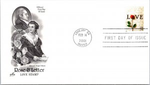 FDC 2001 SC #3497 Grey Artcraft Cachet - Lovejoy, GA - Single - J2781