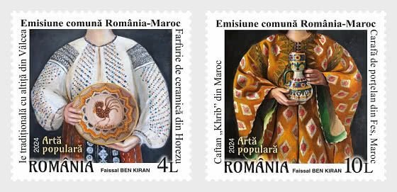Romania / Roemenië - Postfris/MNH - Complete set Joint-Issue with Morocco 2024