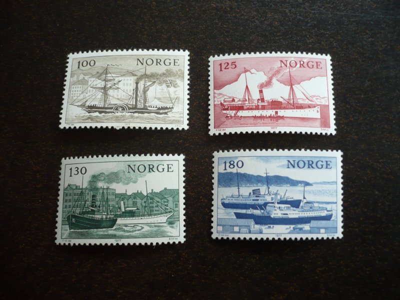 Stamps - Norway - Scott# 698-701 - Mint Never Hinged Set of 4 Stamps